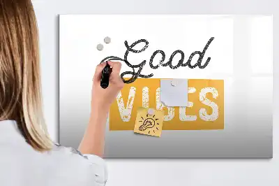 Magnetna tabla za risanje z motivacijskim napisom