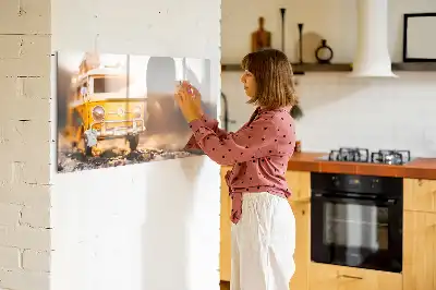 Magnetna tabla za risanje z motivom počitnic z avtomobilom