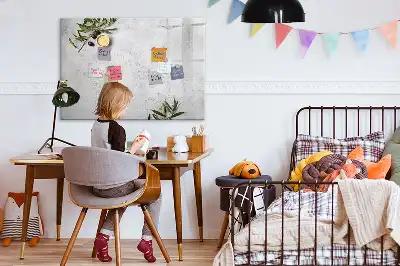 Magnetna tabla piši-briši minimalističen olivni motiv