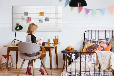 Magnetna tabla za risanje z vzorcem lesenih panelov