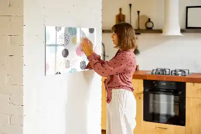 Magnetna tabla za risanje z geometrijskim vzorcem