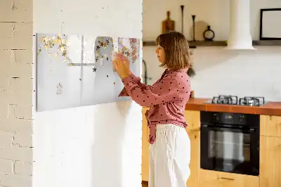 Magnetna tabla za risanje z motivom zvezd