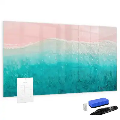 Magnetna tabla za risanje motiv plaže in morja