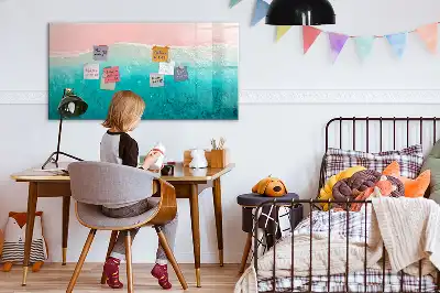 Magnetna tabla za risanje motiv plaže in morja
