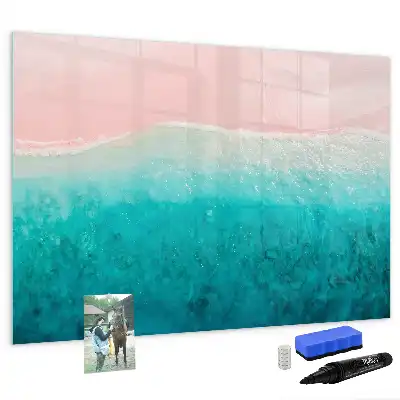 Magnetna tabla za risanje motiv plaže in morja