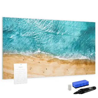Magnetna tabla za risanje motiv ljudje na plaži