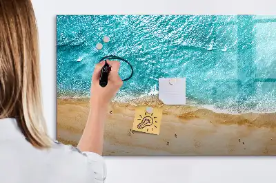 Magnetna tabla za risanje motiv ljudje na plaži