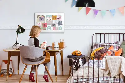 Magnetna tabla za risanje z motivom veselih živali