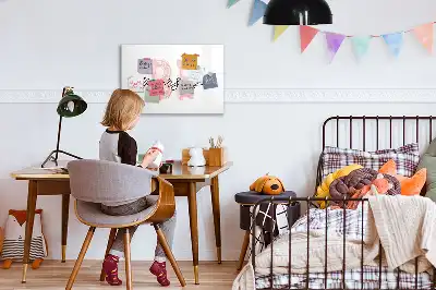 Magnetna tabla za risanje z motivom Bodi to, kar si