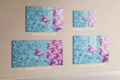 Napihljivi flamingo magnetna tabla piši briši