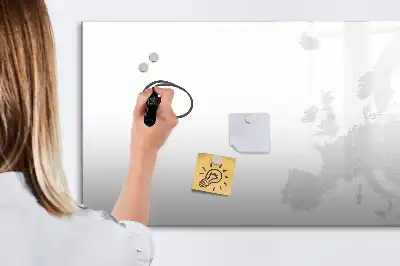 Zemljevid Evrope magnetna tabla za risanje