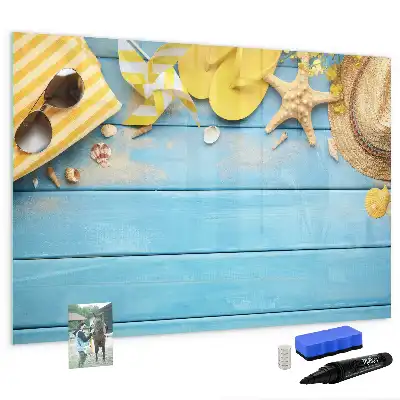 Magnetna tabla za risanje pripomoček za na plažo