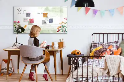 Magnetna tabla za risanje prostor za recepte