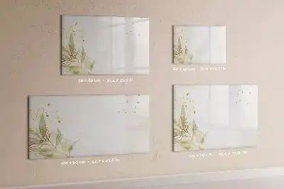 Magnetna tabla piši-briši motiv pastelna abstrakcija