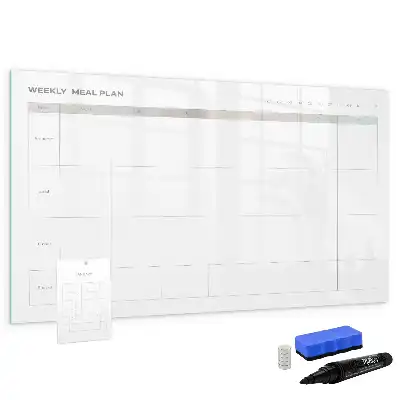 Magnetna tabla piši-briši minimalistični jedilnik