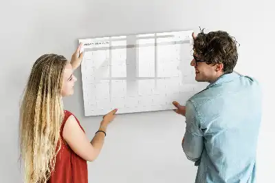 Magnetna tabla piši-briši minimalistični jedilnik