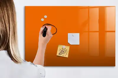 Magnetna tabla za risanje oranžna