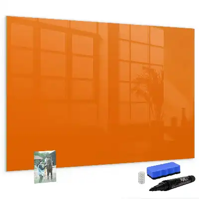 Magnetna tabla za risanje oranžna