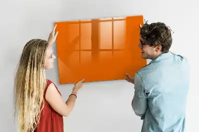 Magnetna tabla za risanje oranžna
