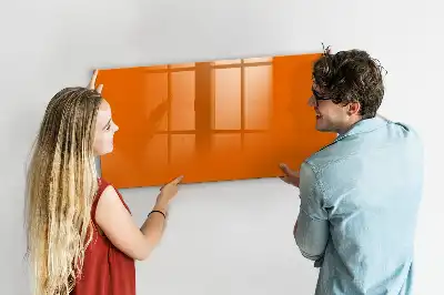 Magnetna tabla za risanje oranžna