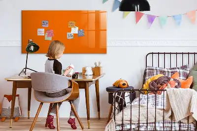 Magnetna tabla za risanje oranžna