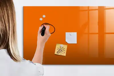 Magnetna tabla za risanje oranžna