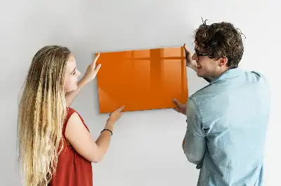 Magnetna tabla za risanje oranžna