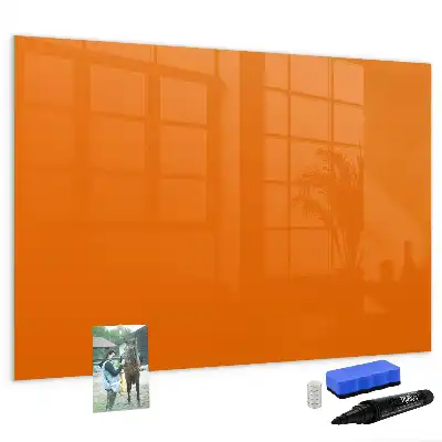 Magnetna tabla za risanje oranžna