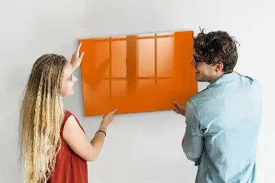 Magnetna tabla za risanje oranžna