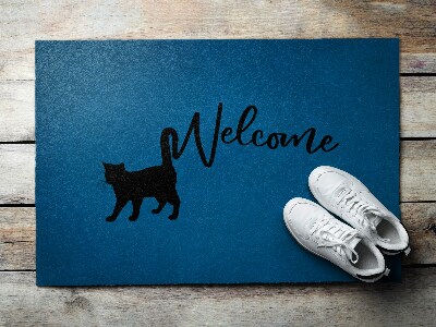 Predpražnik za vrata Welcome Mačka