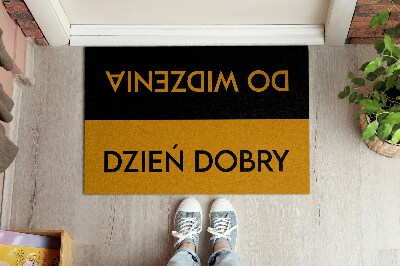 Predpražnik za pred vrata Dzień dobry Do widzenia