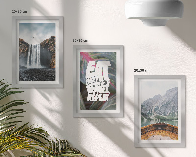 Stenska galerija slik Slap gore potovanje narava čoln in vegetacija