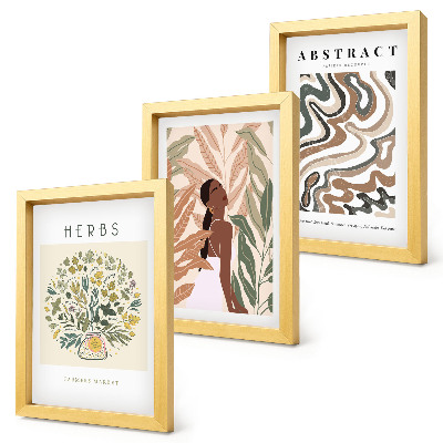 Stenska galerija slik Boho estetski pastelni minimalistični plakati