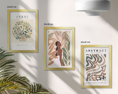 Stenska galerija slik Boho estetski pastelni minimalistični plakati