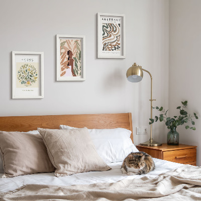 Stenska galerija slik Boho estetski pastelni minimalistični plakati