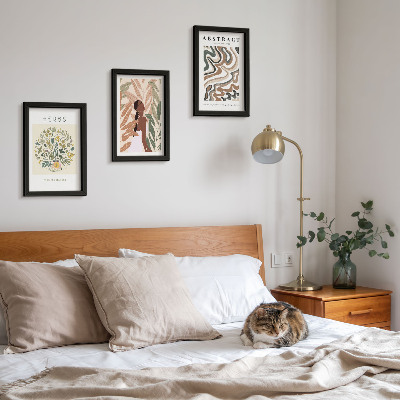 Stenska galerija slik Boho estetski pastelni minimalistični plakati
