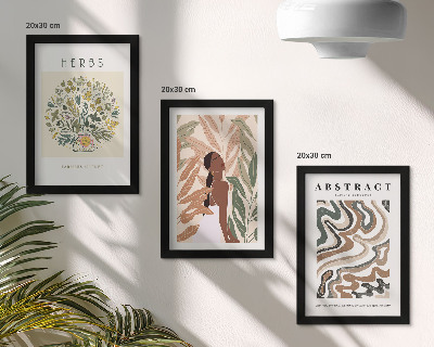 Stenska galerija slik Boho estetski pastelni minimalistični plakati