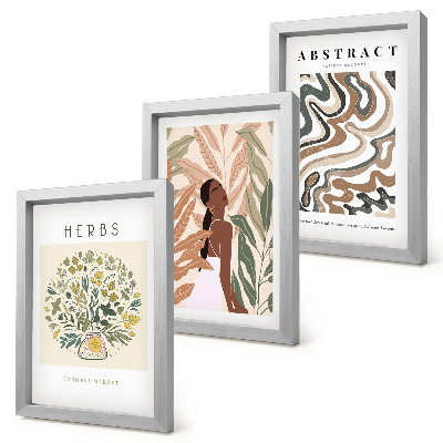 Stenska galerija slik Boho estetski pastelni minimalistični plakati