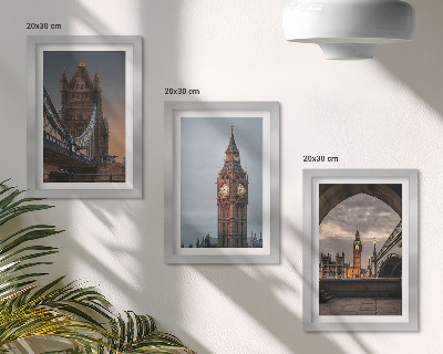 Stenska galerija slik Pogled na London z mostom in Big Benom