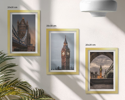 Stenska galerija slik Pogled na London z mostom in Big Benom