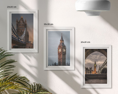 Stenska galerija slik Pogled na London z mostom in Big Benom