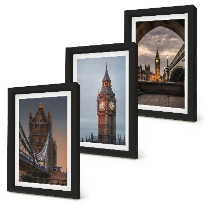 Stenska galerija slik Pogled na London z mostom in Big Benom