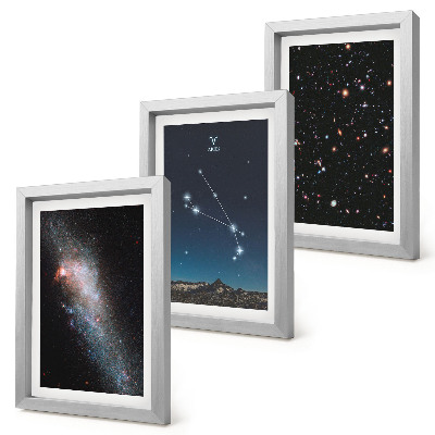 Komplet slik v okvirju Kozmične pokrajine galaksij in ozvezdja zodiaka Oven