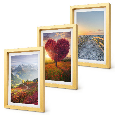 Stenska galerija slik Gorske pokrajine, srčasti drevesni pomol