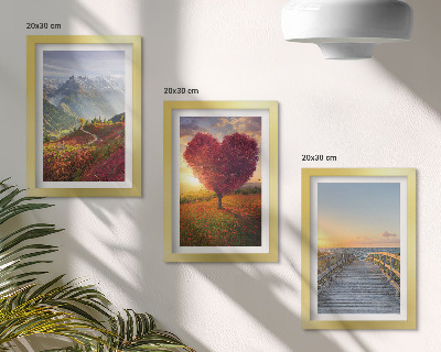 Stenska galerija slik Gorske pokrajine, srčasti drevesni pomol