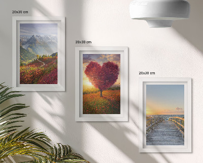 Stenska galerija slik Gorske pokrajine, srčasti drevesni pomol