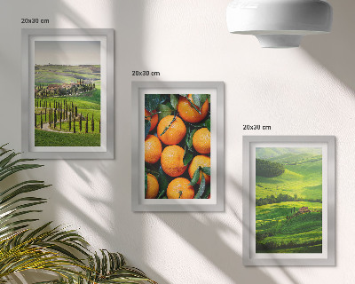 Stenska galerija slik Italijanska podeželska pokrajina z pomarančami in naravo