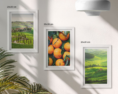 Stenska galerija slik Italijanska podeželska pokrajina z pomarančami in naravo