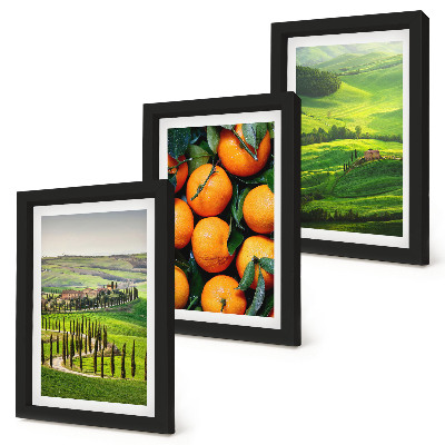 Stenska galerija slik Italijanska podeželska pokrajina z pomarančami in naravo