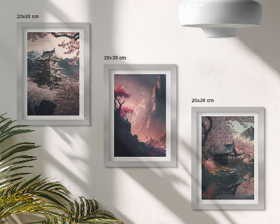 Stenska galerija slik Fantazijske pokrajine japonskih gorskih pokrajin